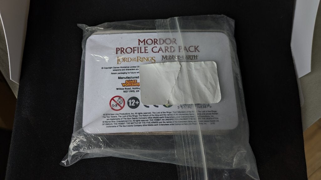 Mordor Profile Card Pack, Ophalen of Verzenden