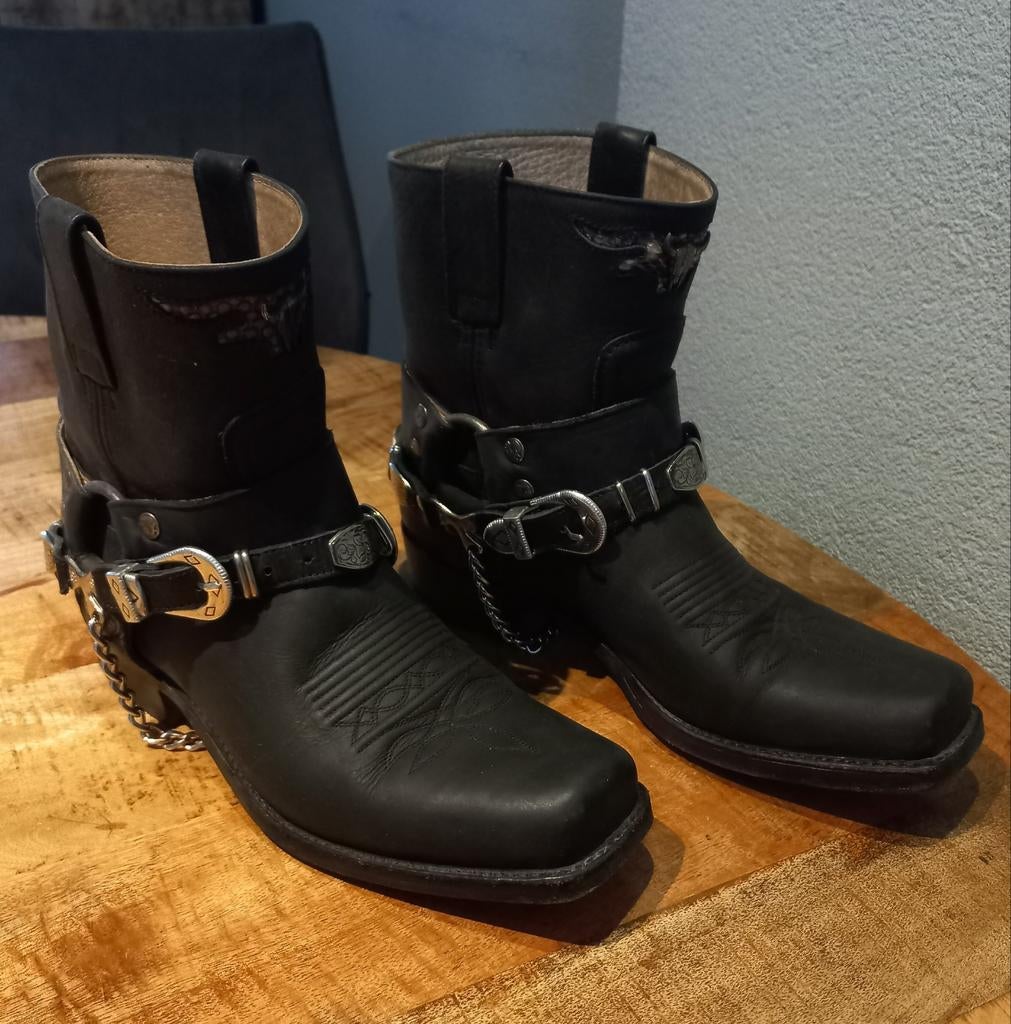 Sendra Laarzen Mat Zwart Maat 41 incl. sierspoor, Kleding | Heren, Schoenen, Ophalen, Sendra, Zwart, Boots