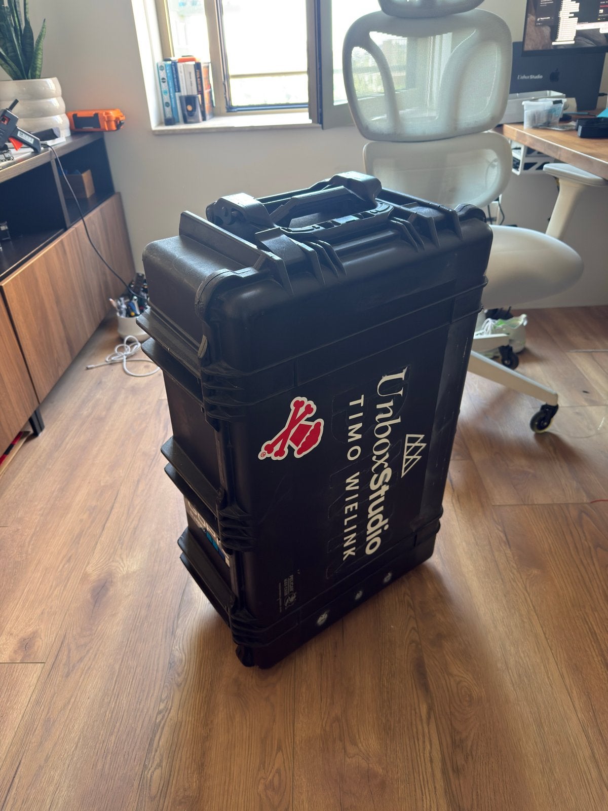 Pelican 1650 koffer, Ophalen, Gebruikt