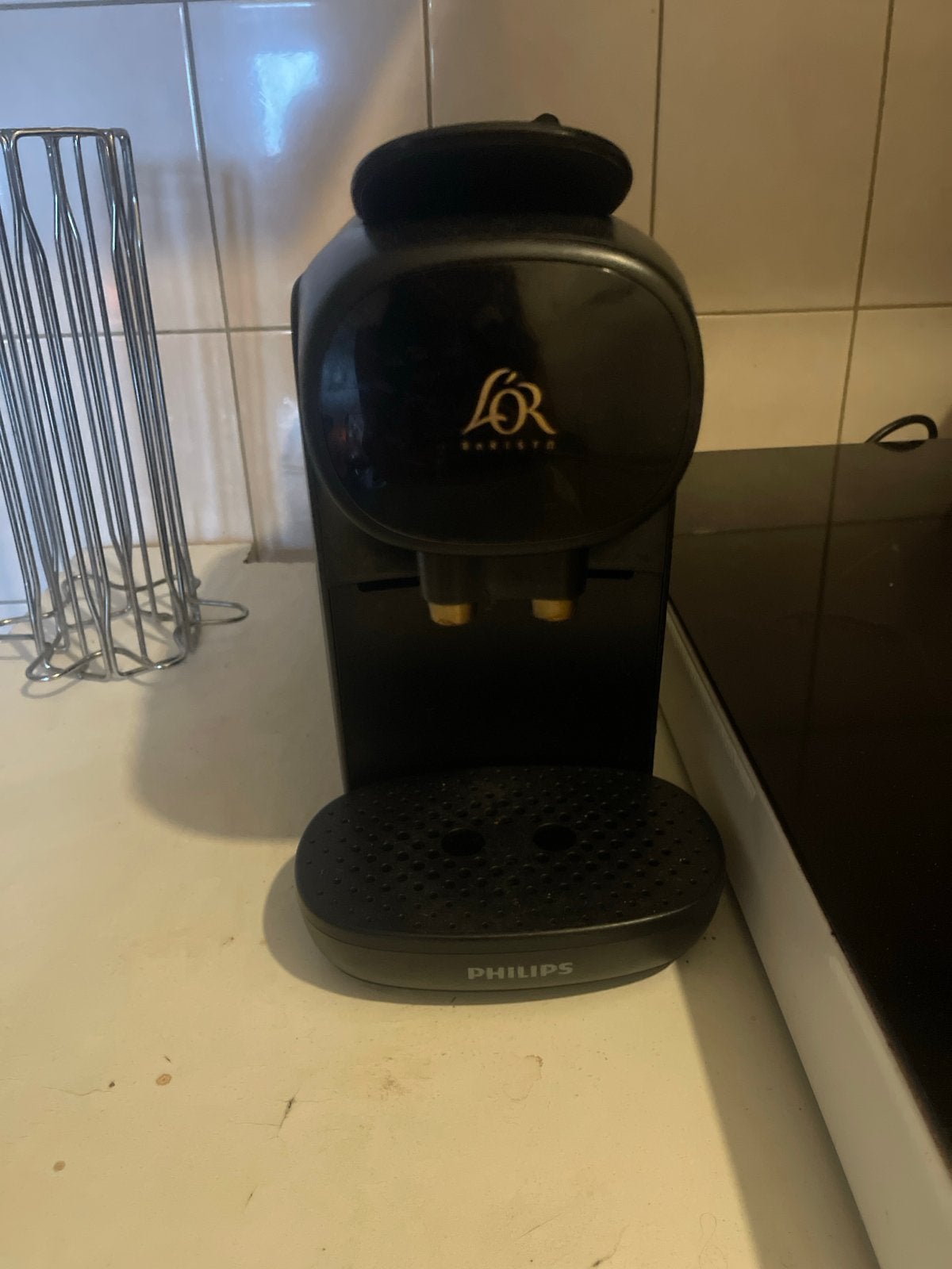 L'OR Barista Koffiemachine - Zwart, Koffiepads en cups, Gebruikt, Espresso apparaat, Ophalen of Verzenden