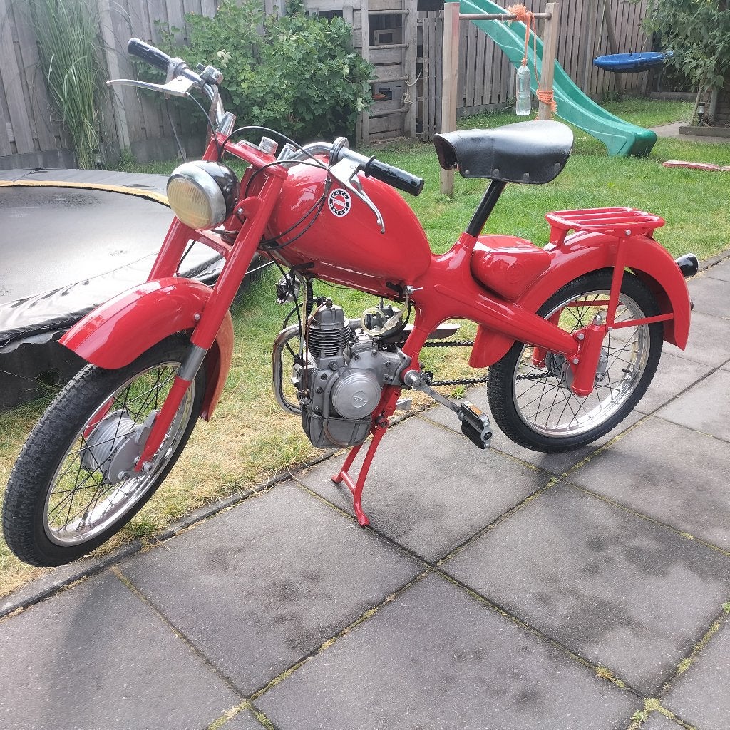 Motom 48 c  in super staat!, Fietsen en Brommers, Brommers | Oldtimers, Maximaal 45 km/u, 3 versnellingen, Ophalen, 48 cc
