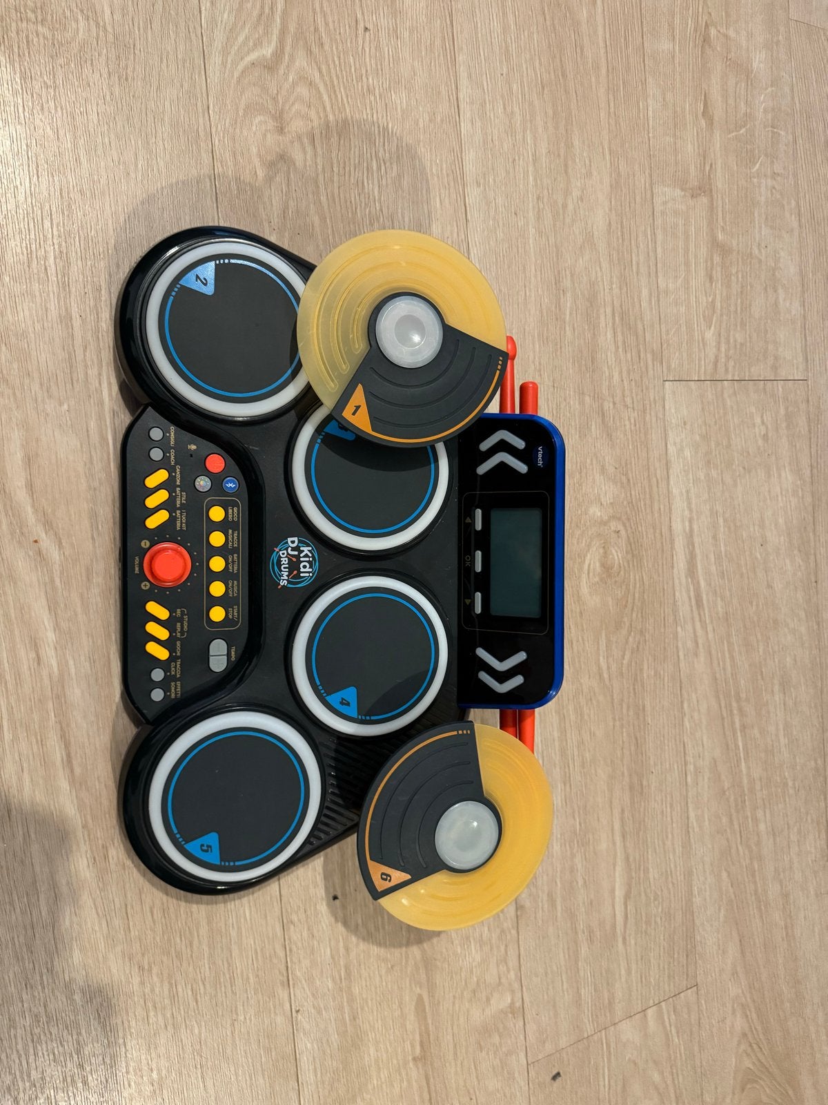 VTech Kidi DJ Drums - Elektronisch drumstel voor kinderen, Ophalen of Verzenden, Zo goed als nieuw, Overige merken, Elektronisch