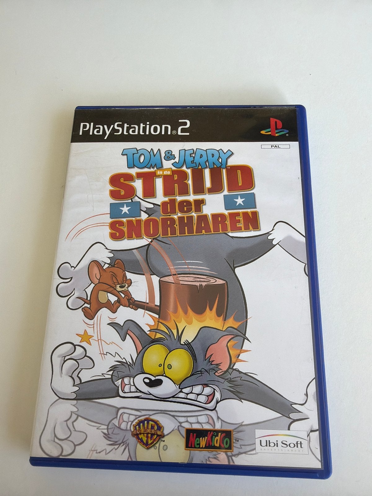 Tom & Jerry in de Strijd der Snorharen PS2, Spelcomputers en Games, Gebruikt, Vechten, 2 spelers, Eén computer