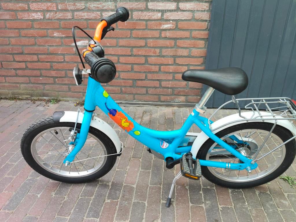 Puky kinderfiets - Blauw, 16 inch, Ophalen, Terugtraprem, 16 tot 20 inch, Puky