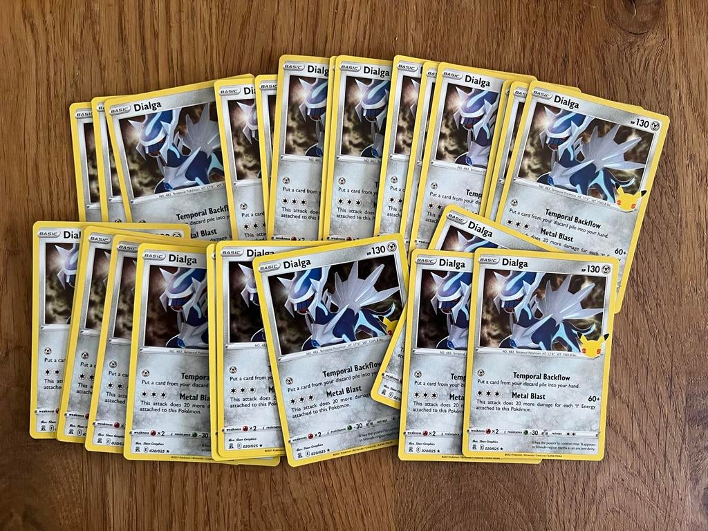 Dialga Holo 020/025 - Celebrations (prijs per stuk), Ophalen of Verzenden, Zo goed als nieuw, Losse kaart, Foil