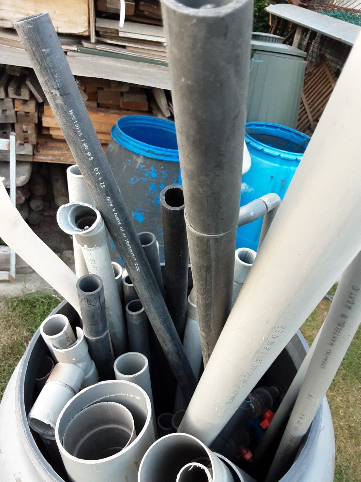 Bewateringsmateriaal, Doe-het-zelf en Verbouw, Buizen en Afvoer, Ophalen of Verzenden, Gebruikt, Pvc, Dakgoot
