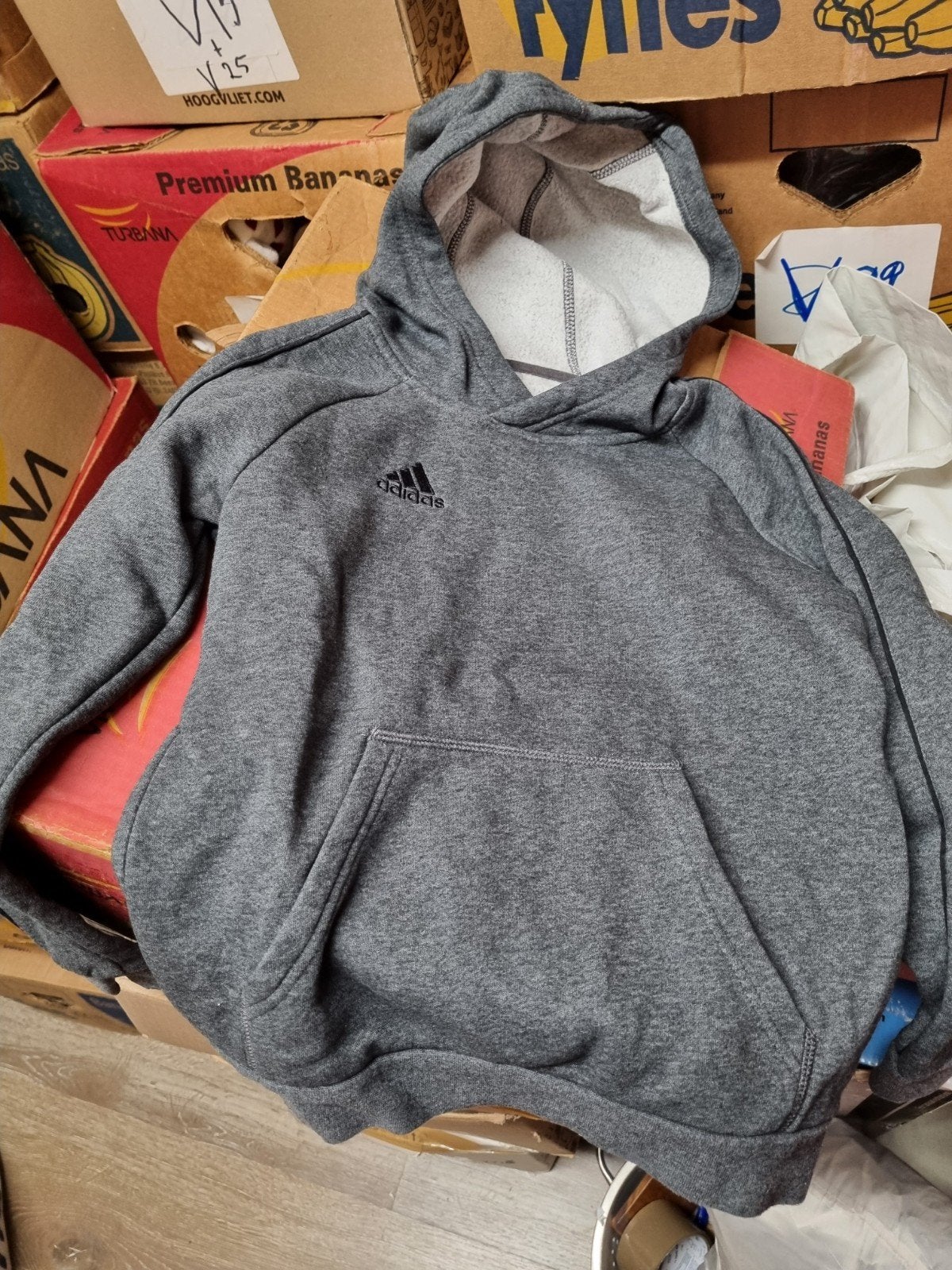 Adidas trui grijs leeftijd 9-10 jaar, Ophalen of Verzenden, Jongen of Meisje, Trui of Vest