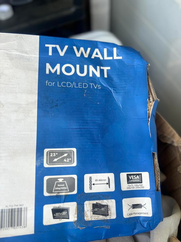 Tv beugel tv wall mount, Ophalen of Verzenden, Zo goed als nieuw, Overige typen