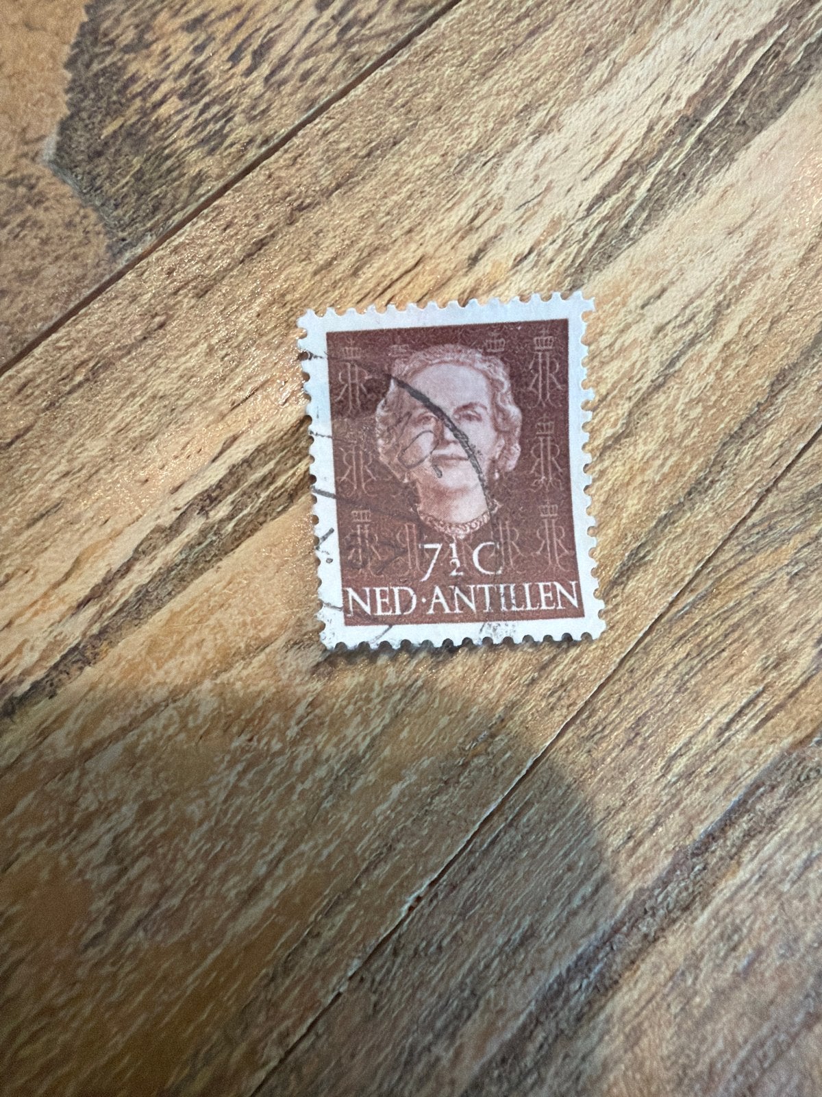Postzegel Juliana 7 1/2 C Ned. Antillen Gestempeld, Ophalen of Verzenden, Gestempeld