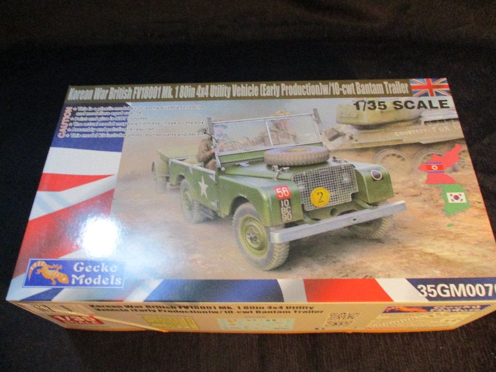 H-604,GECKO MODELS 1-35,NO,35GM0076,Korean War British FV18, Overige merken, 1:32 tot 1:50, Overige typen, Nieuw