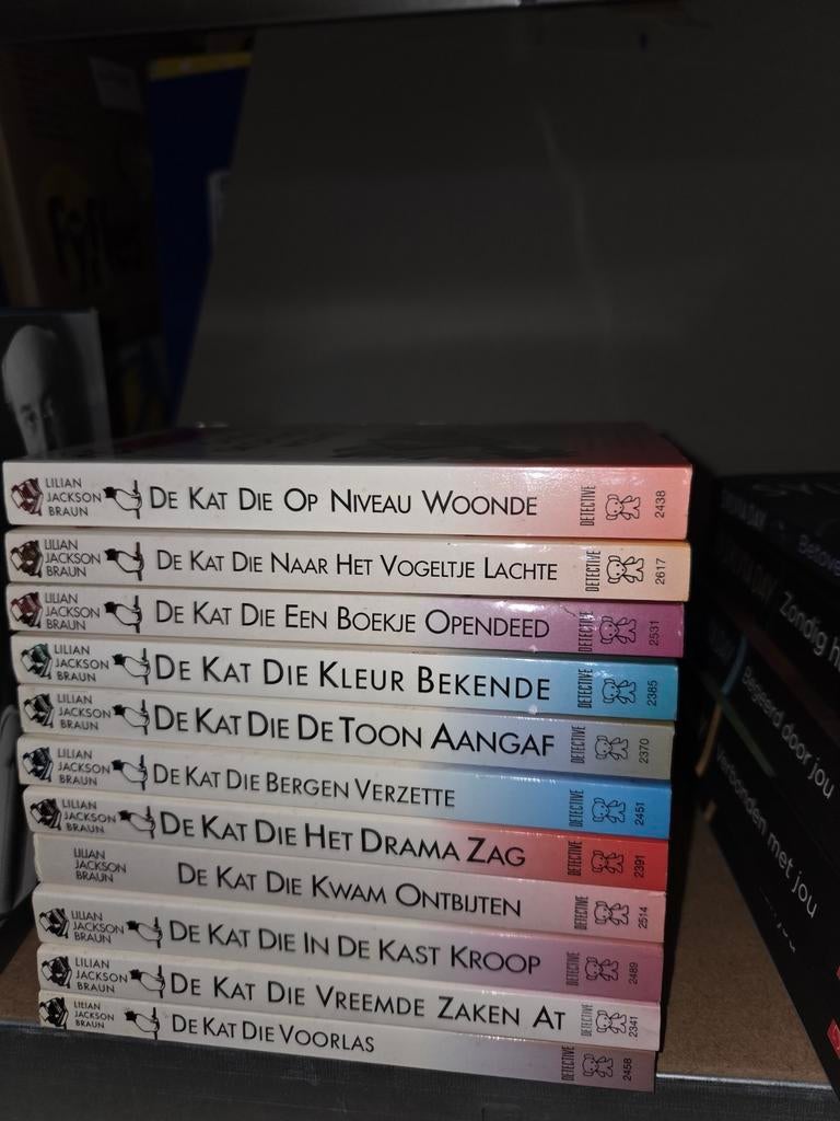 11x Lilian Jackson Braun - De kat die..., Ophalen of Verzenden, Gelezen