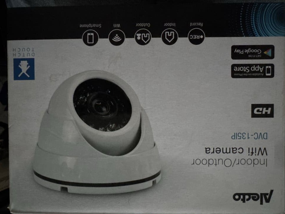 Alecto DVC-135IP Indoor/Outdoor Wifi Camera - Nieuw in doos, Ophalen of Verzenden, Nieuw, Binnencamera
