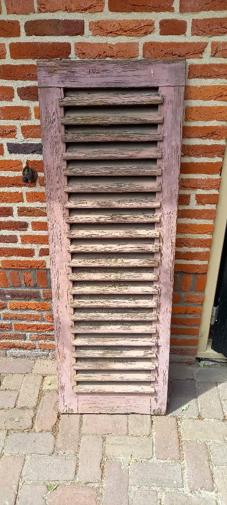 deur, louvre deur , brocante, Ophalen, Gebruikt, Minder dan 80 cm, Binnendeur