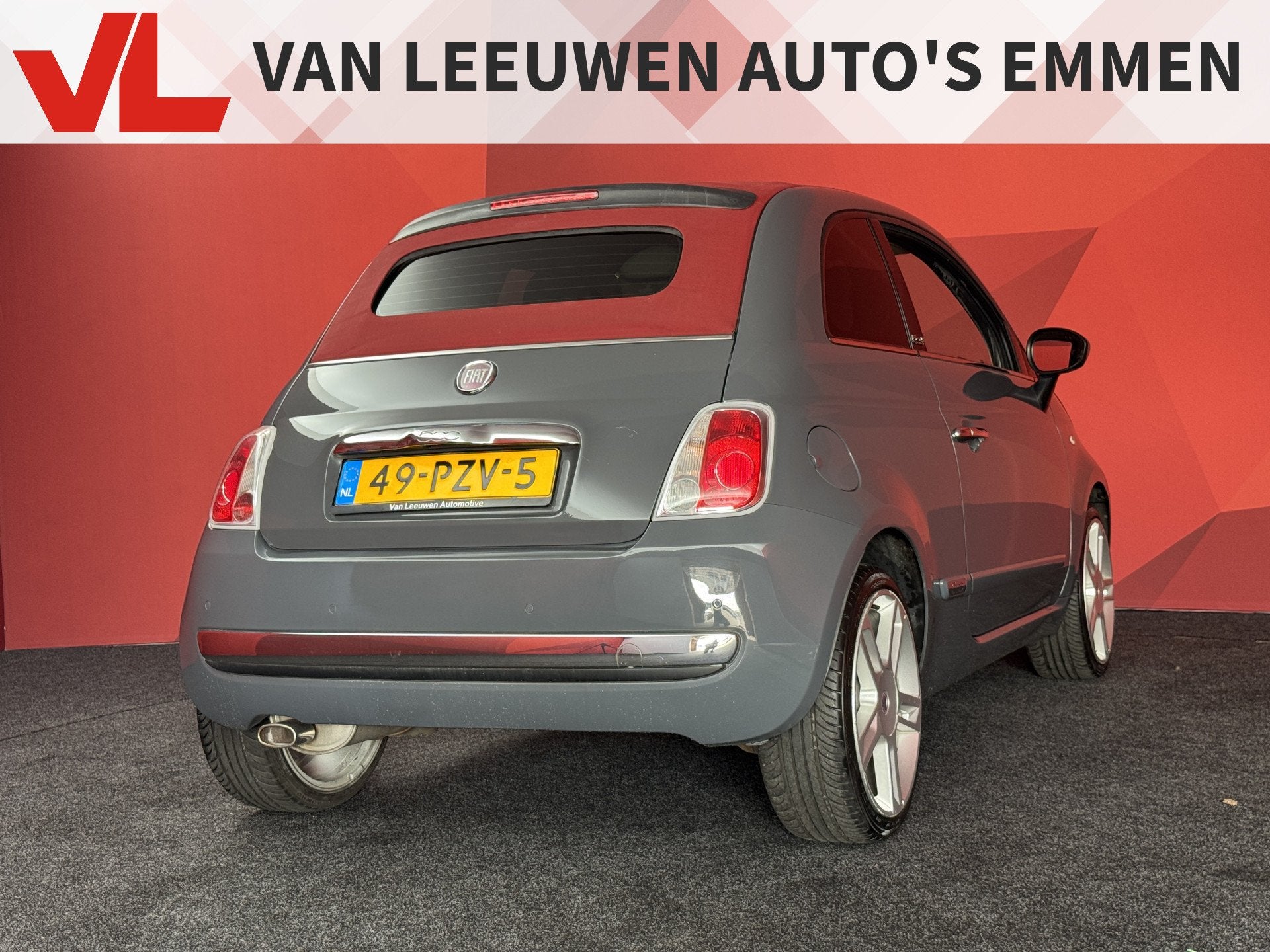 Fiat 500C 1.2 Lounge | Airco | Schuifdak | Rijklaar, Euro 5, Gebruikt, 4 cilinders, Cabriolet