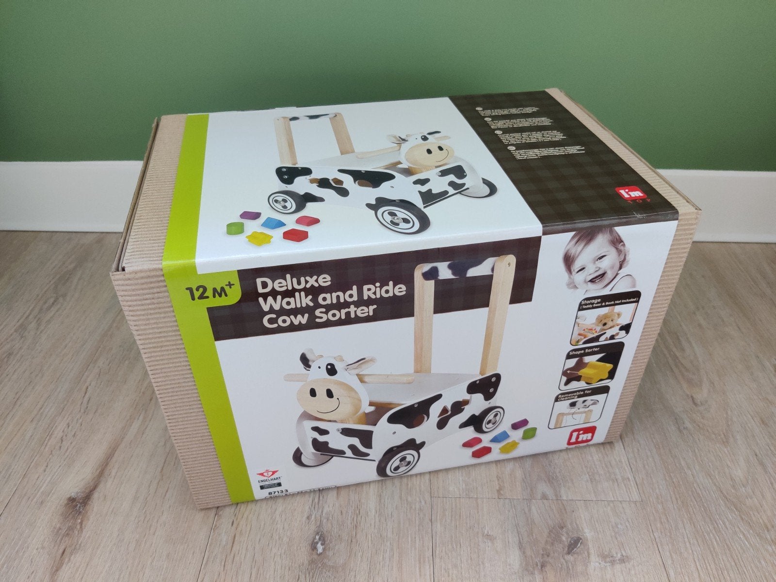 I'm Toy loopwagen koe (NIEUW), Ophalen of Verzenden, Nieuw, Overige typen, Met wieltjes