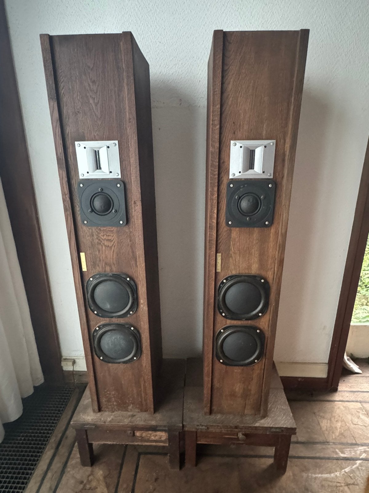 Hifi luidsprekers Pied Pipers, Vloerstaande luidspreker, Gebruikt, 120 tot 150 watt, Ophalen