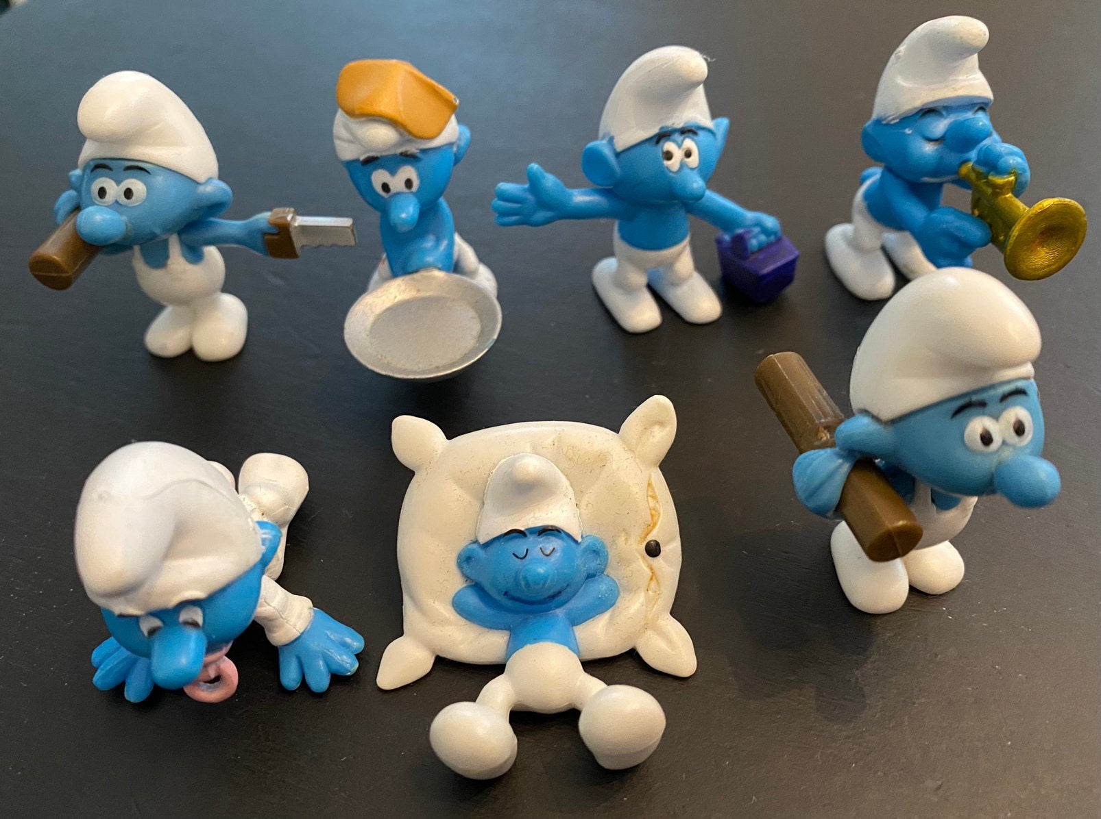Smurfen Collectie - 7 Stuks, Verzamelen, Smurfen, Ophalen of Verzenden, Zo goed als nieuw, Verschillende Smurfen, Poppetje, Figuurtje of Knuffel
