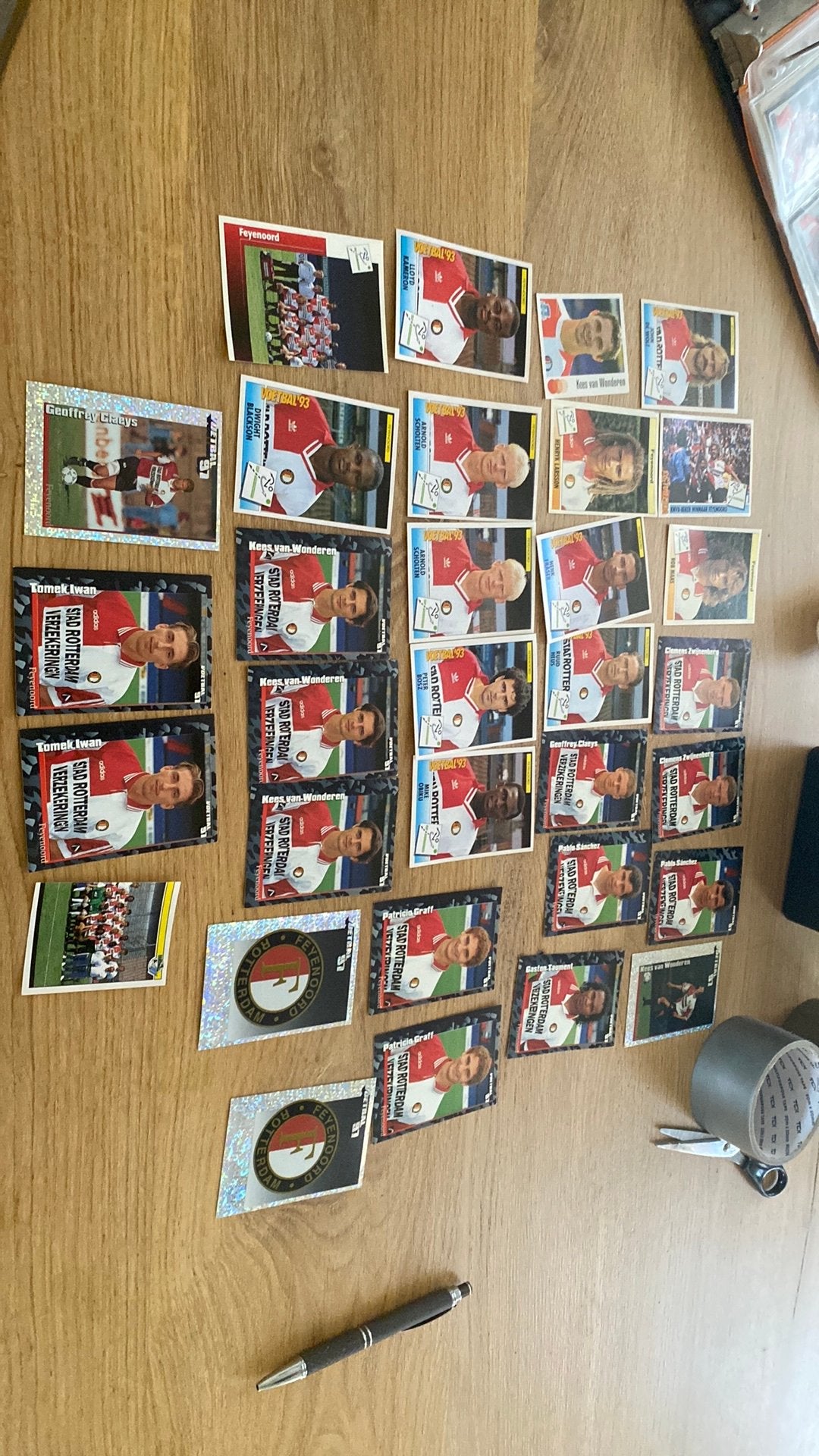 Grote set Panini feyenoord stickers, Ophalen of Verzenden, Nieuw, Feyenoord, Poster, Plaatje of Sticker