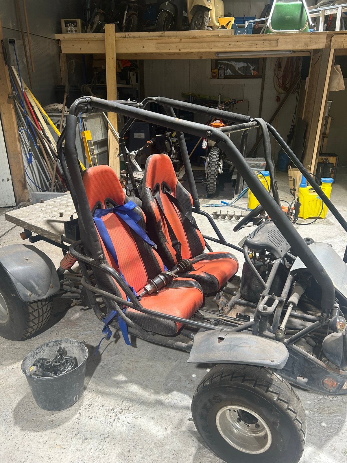 Gsmoon 2-persoons buggy -kenteken - Opknapper, Motoren, Quads en Trikes, 1 cilinder, 11 kW of minder