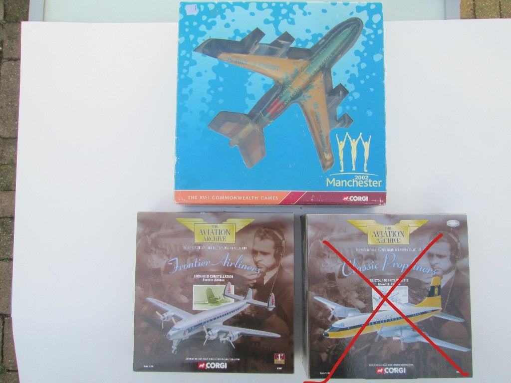 Corgi Boeing 707-336 Manchest. 2002 -Lockheed Constellation, Ophalen of Verzenden, Nieuw, Schaalmodel