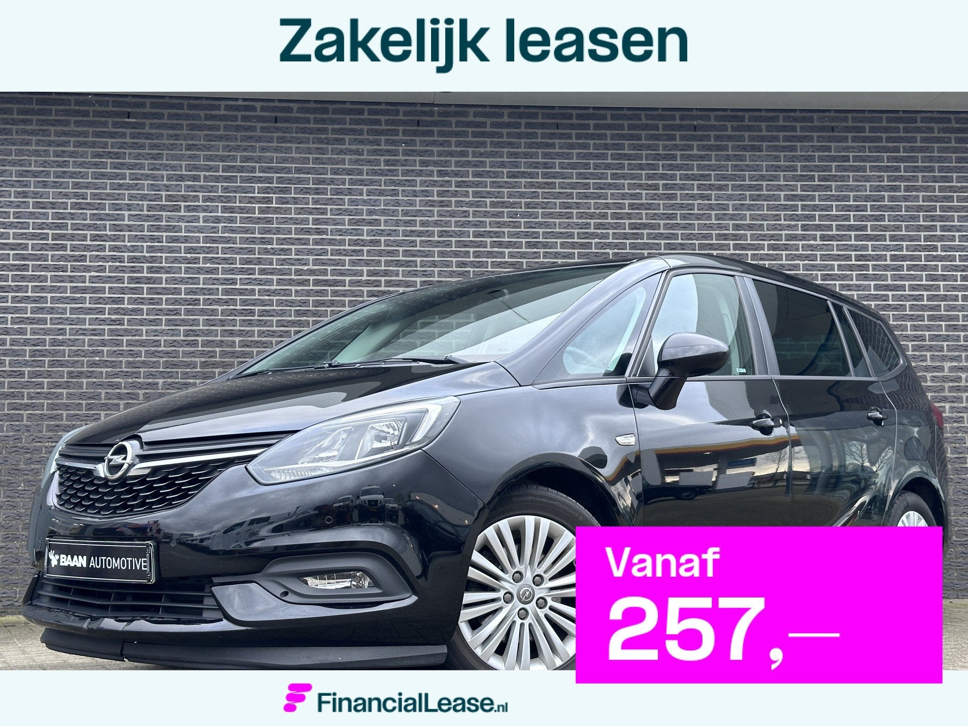 Opel Zafira 1.4 Turbo Online Edition 7zits | Camera | Cruise, Verwarmde buitenspiegels, Stof, Gebruikt, Euro 6