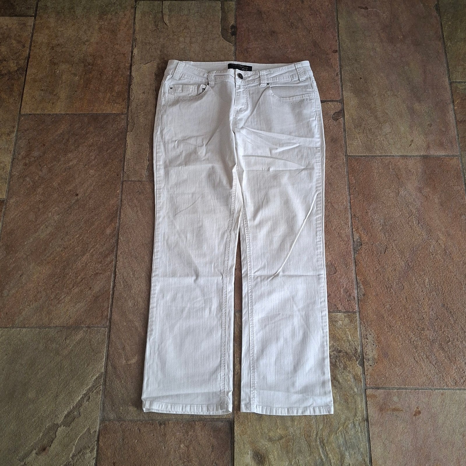 Witte spijkerbroek ZOI Jeans maat L, Wit, Maat 42/44 (L), Nieuw, Ophalen of Verzenden
