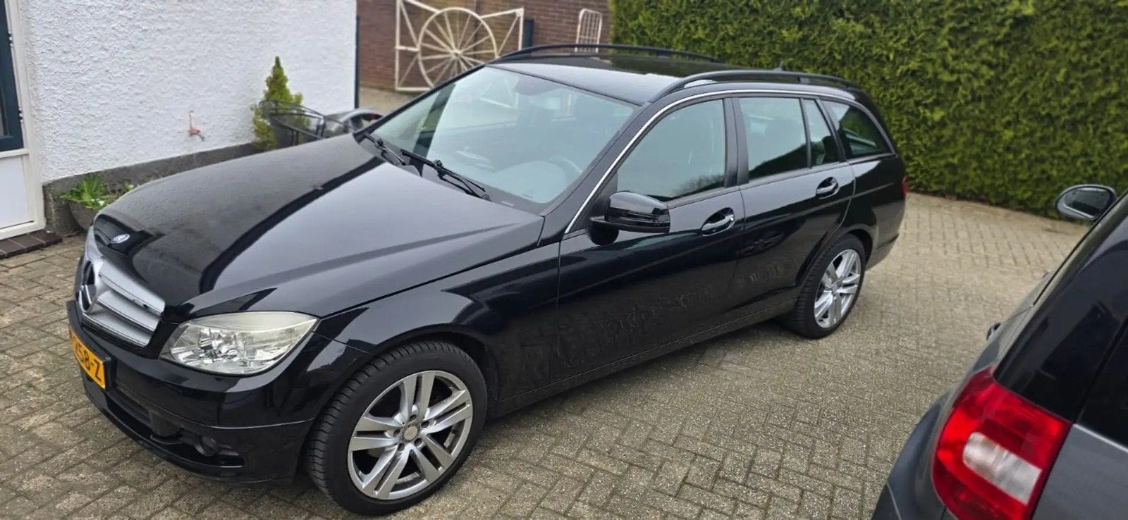 Mercedes-Benz C-Klasse 2.2 CDI C200 Estate 2009 Zwart, Auto's, Euro 5, Zwart, 4 cilinders, 1505 kg