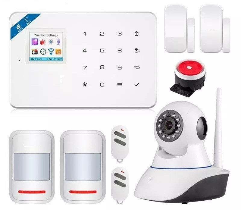 sg-gsm-touch-lcd-wifi, alarm+camera via gsm en wifi, Beweging, Nieuw, Ophalen of Verzenden, Compleet systeem