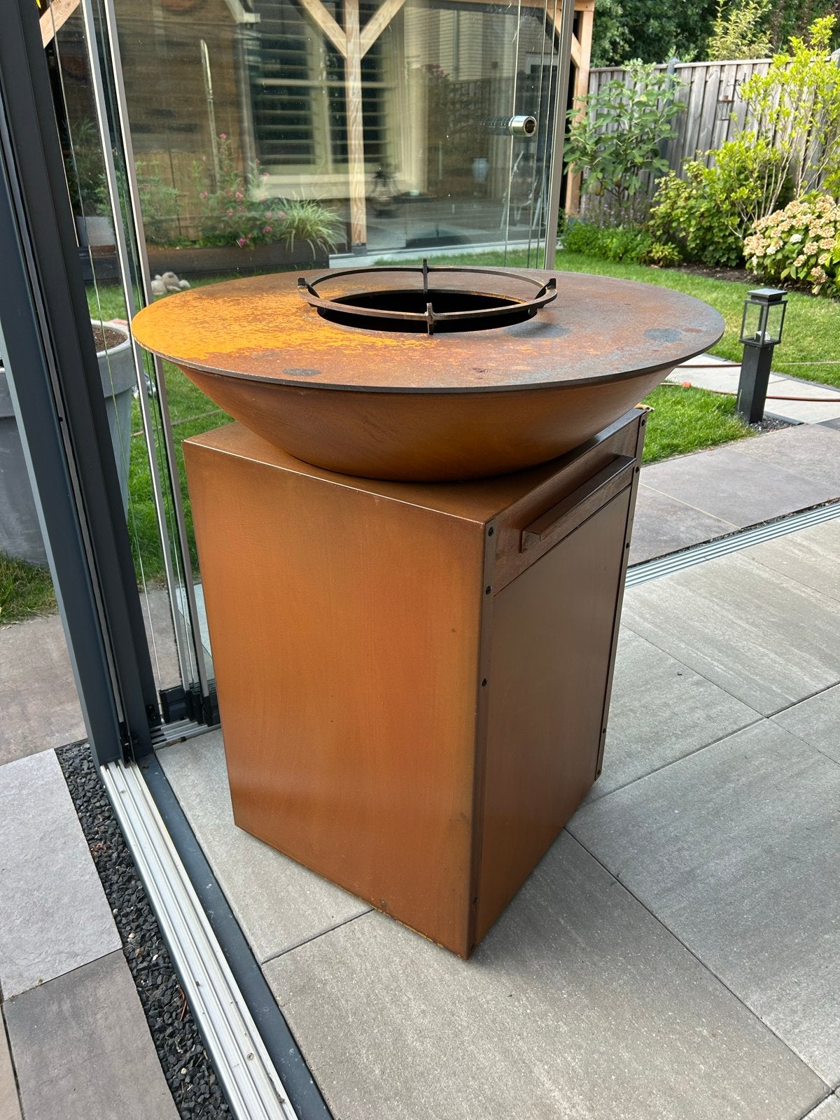 NIEUW! BASTE Stand 80 vuurschaal BBQ - Cortenstaal, Tuin en Terras, Ophalen, Nieuw