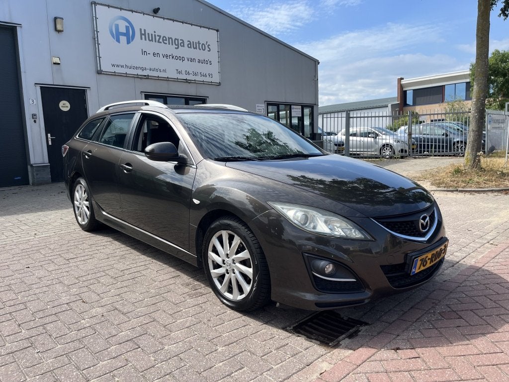 Mazda 6 Sportbreak 2.2 CiTD Business+|BJ:2011| AIROC| APK:12, Auto's, Voorwielaandrijving, Euro 5, Gebruikt, Zwart