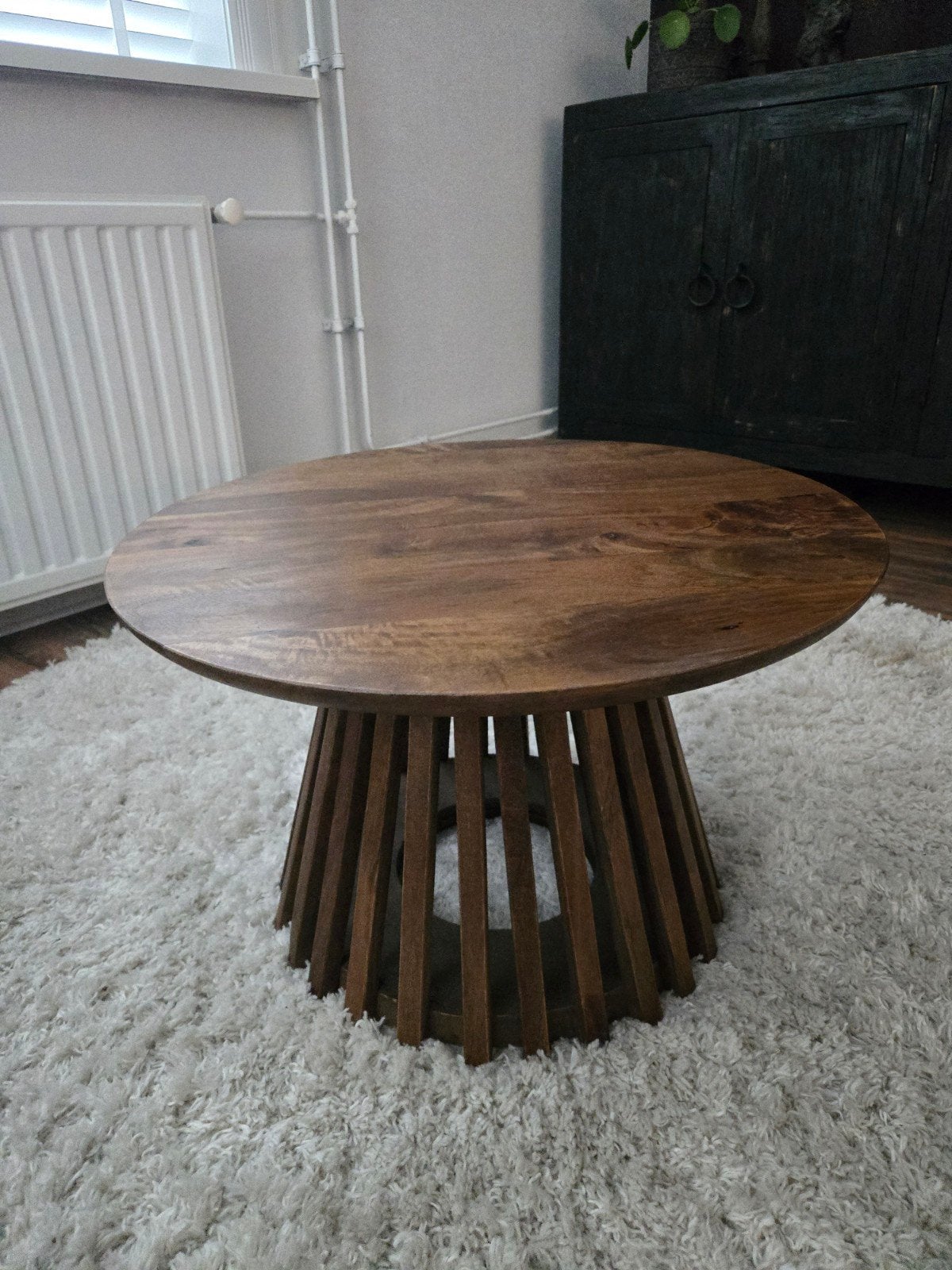 salontafel gekocht bij MONTANA, Ophalen, Teakhout, 50 tot 100 cm, Zo goed als nieuw