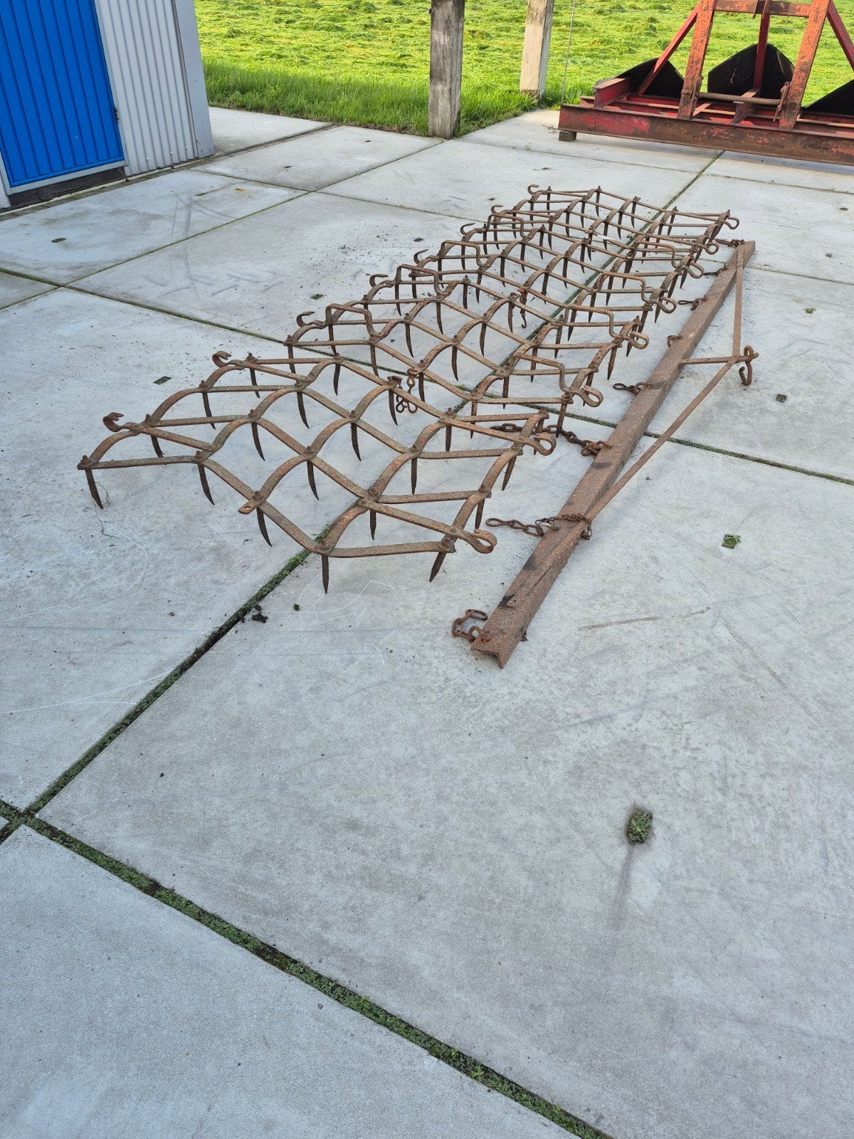 Oude eg, landbouwwerktuig voor grondbewerking, Ophalen of Verzenden, Akkerbouw, Grondbewerking