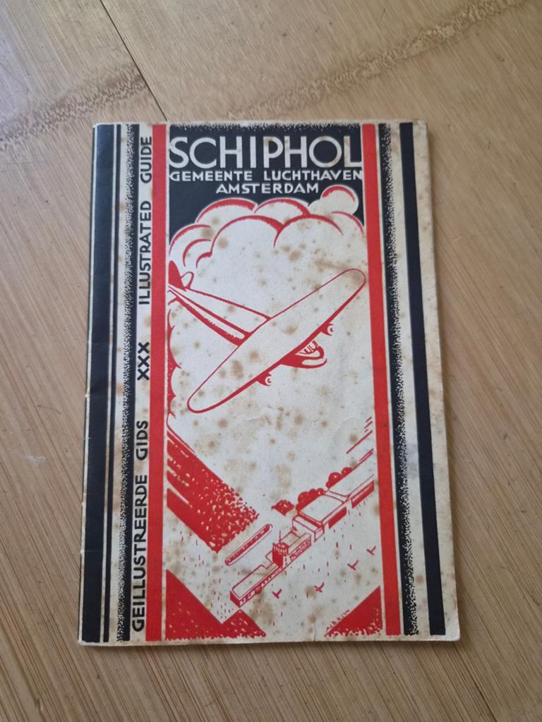 Originele Geïllustreerde Gids Schiphol - Zomer 1930, Boeken, Ophalen of Verzenden, Gelezen
