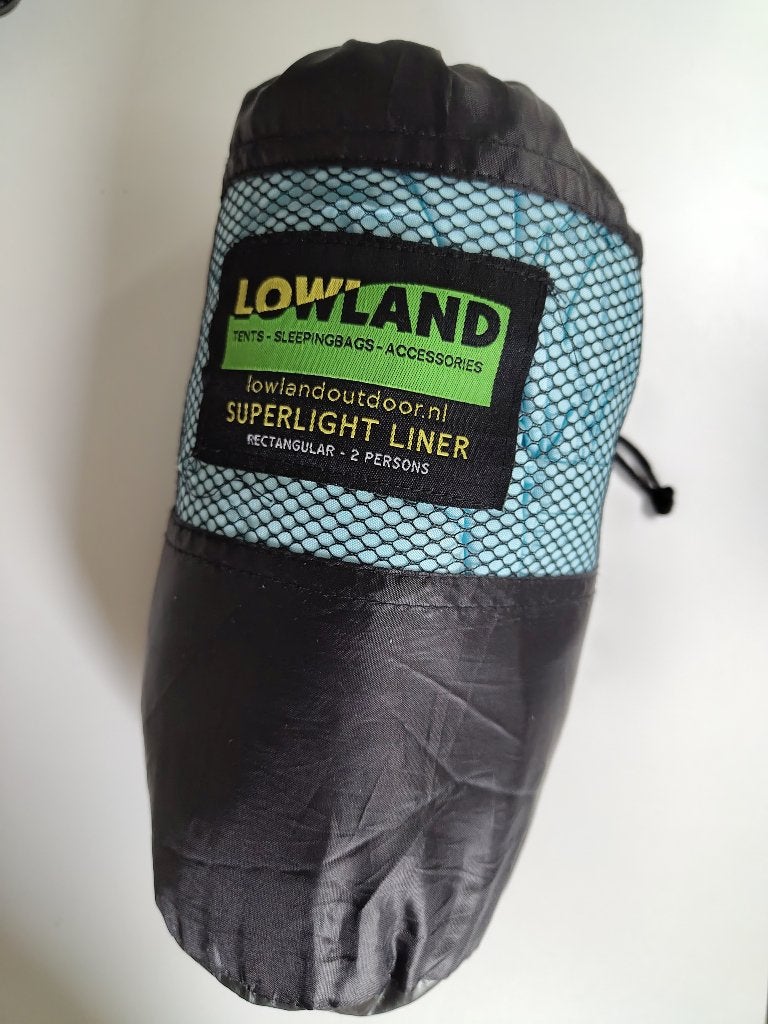 Lakenzak 2 persoons Superlite Liner Lowland, Ophalen of Verzenden, Zo goed als nieuw