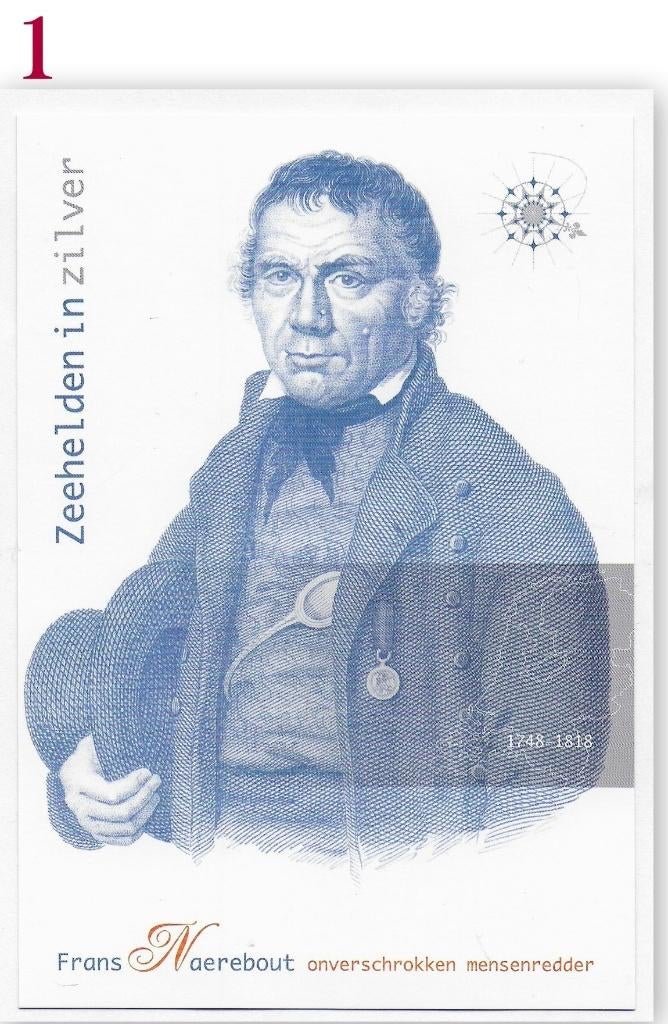 Ansichtkaart Zeeheld Frans Naerebout ( B3862), Ophalen of Verzenden, 1980 tot heden, Ongelopen