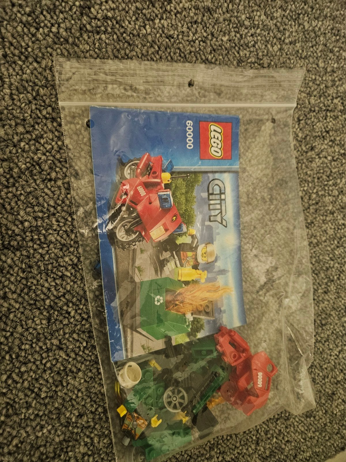Vuilnisbrand Legoset - Legoset 60000 - COMPLEET, Kinderen en Baby's, Speelgoed | Duplo en Lego, Compleet, Lego, Ophalen of Verzenden
