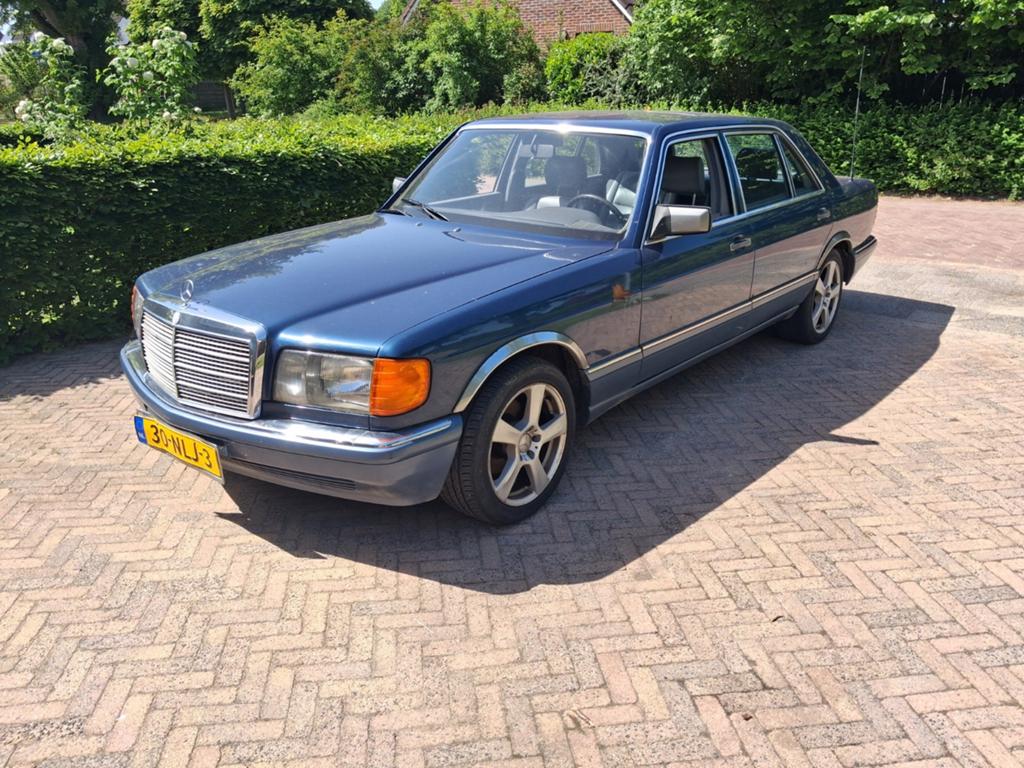 Mercedes-Benz Mercedes 380sel 1983 Blauw, Auto's, Automaat, 8 cilinders, Blauw, Particulier