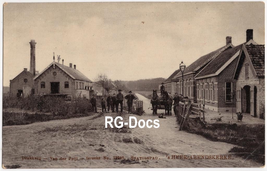Ansichtkaart - Briefkaart 's-Heer Arendskerke ca. 1910, Verzamelen, Ophalen of Verzenden, Voor 1920, Ongelopen, Zeeland