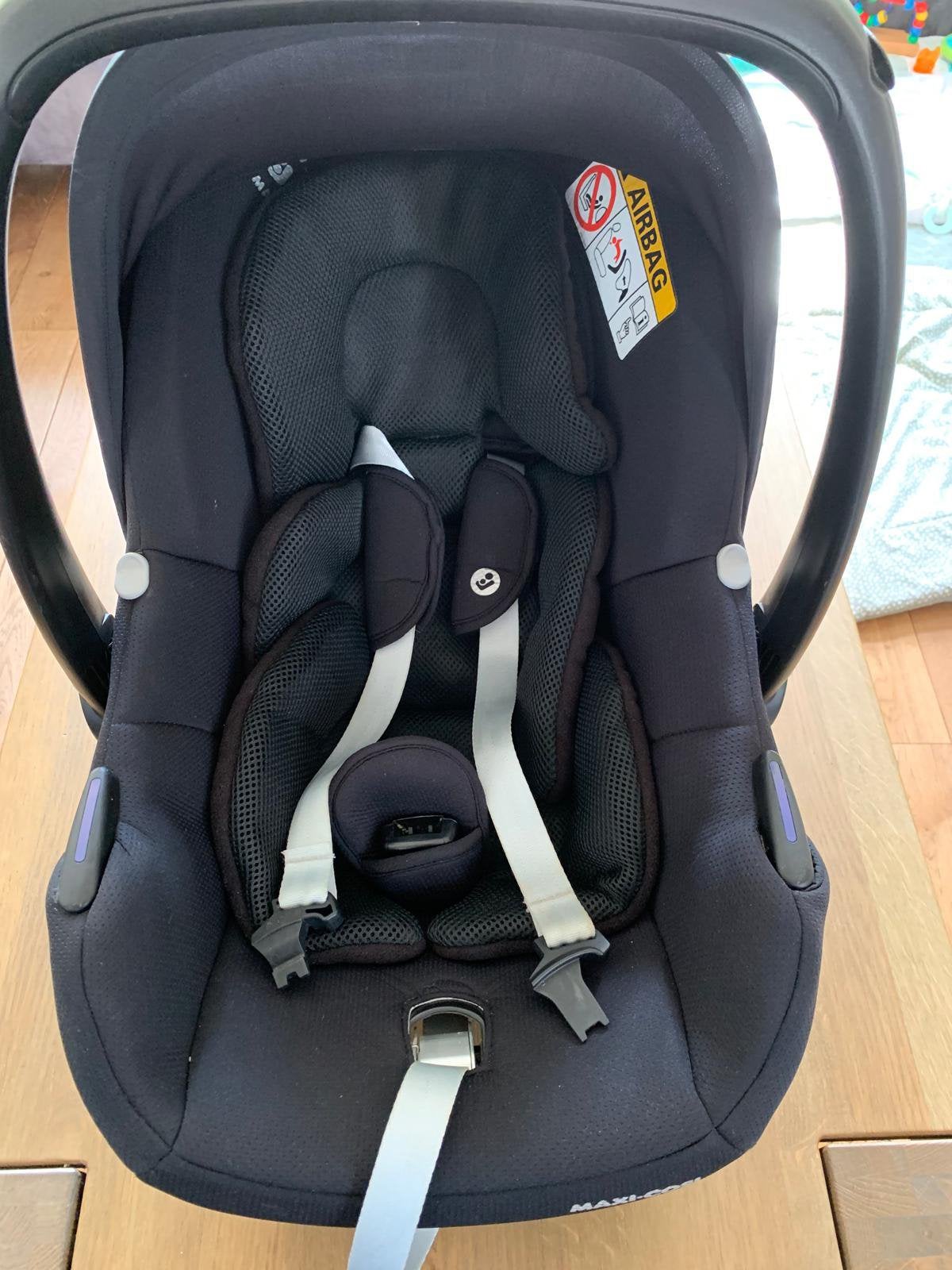 Maxicosi tinca 2x, Ophalen, Autogordel, Zo goed als nieuw, 0 t/m 13 kg