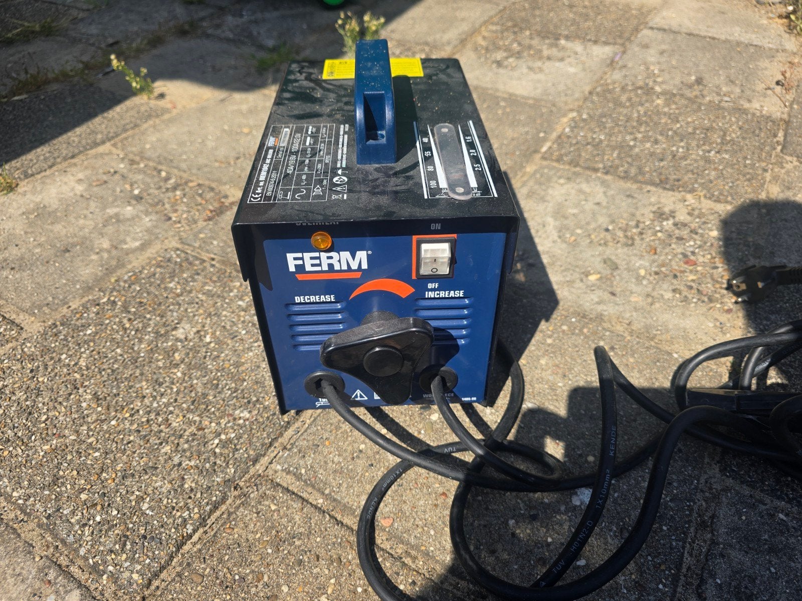 Ferm Lasapparaat WEM1042 Arc Welder met laskap, Ophalen, Gebruikt, Minder dan 150 ampère, Elektroden
