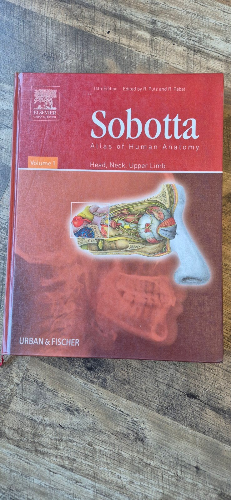 Sobotta Atlas of Human Anatomy - Volume 1 (14e editie), Gelezen, R. Putz en R. Pabst, Ophalen of Verzenden, WO