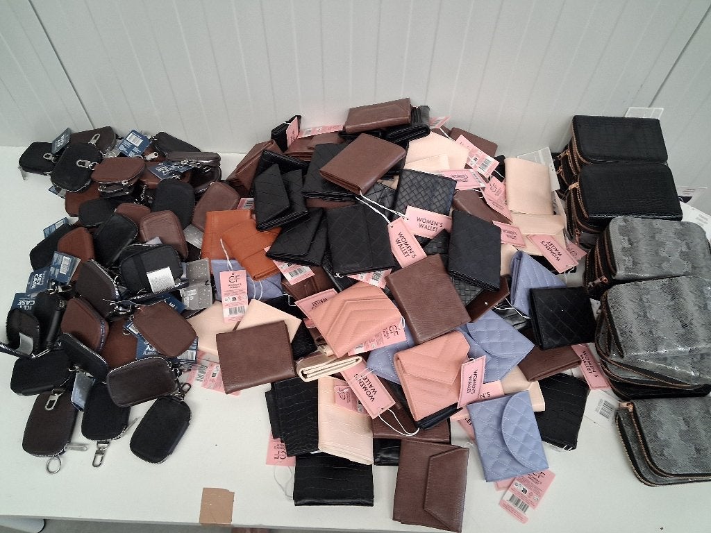 Partij portemonnees, juwelentasjes en sleutelzakjes 180st, Nieuw, Ophalen of Verzenden, Braderie, Wederverkoop