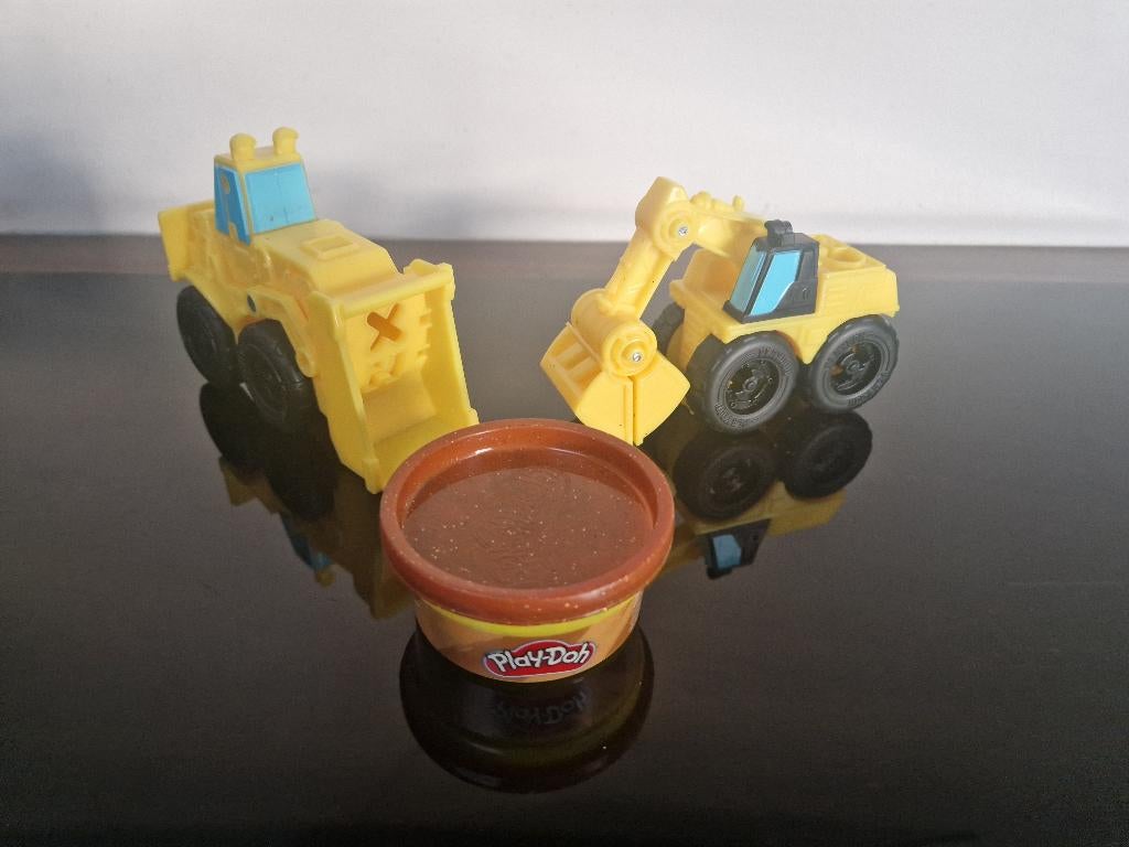 Play-Doh Wheels Lader en Graafmachine, Ophalen of Verzenden, Zo goed als nieuw, Knutselen