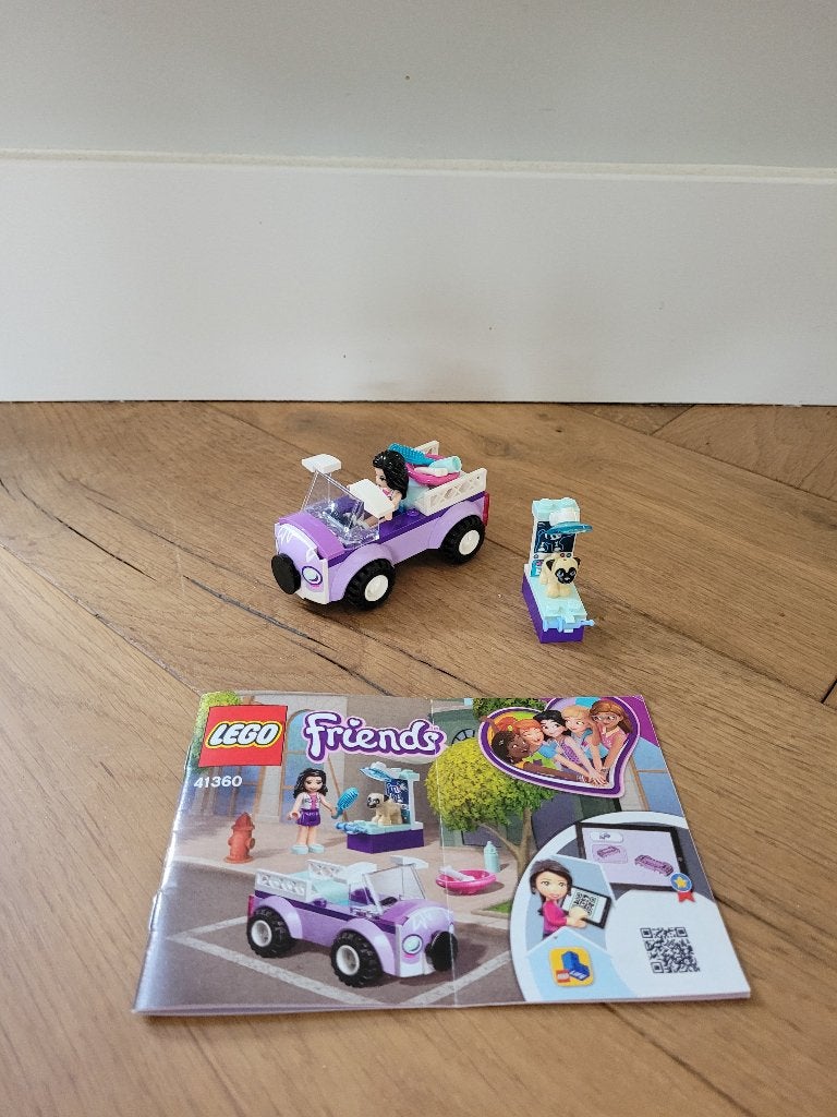 LEGO Friends 41360 Emma's Mobiele Dierenkliniek, Compleet, Gebruikt, Lego, Friends