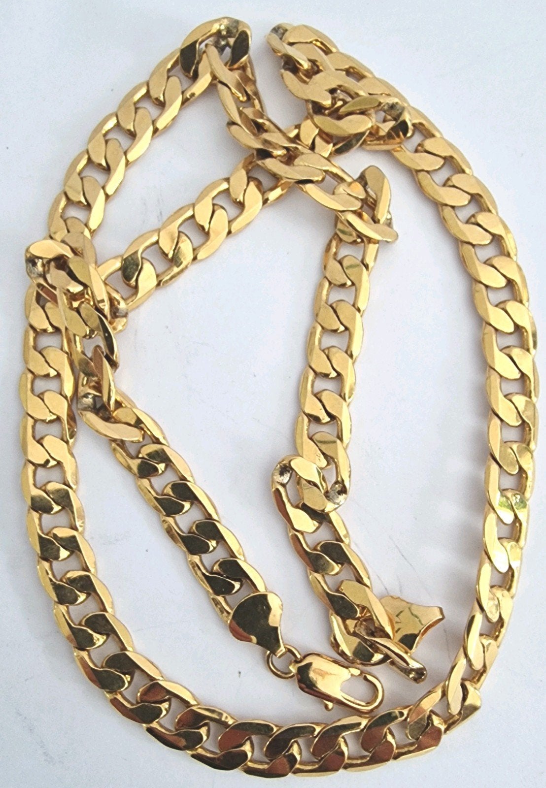 goudkleurige ketting., Ophalen of Verzenden, Goud, Overige materialen