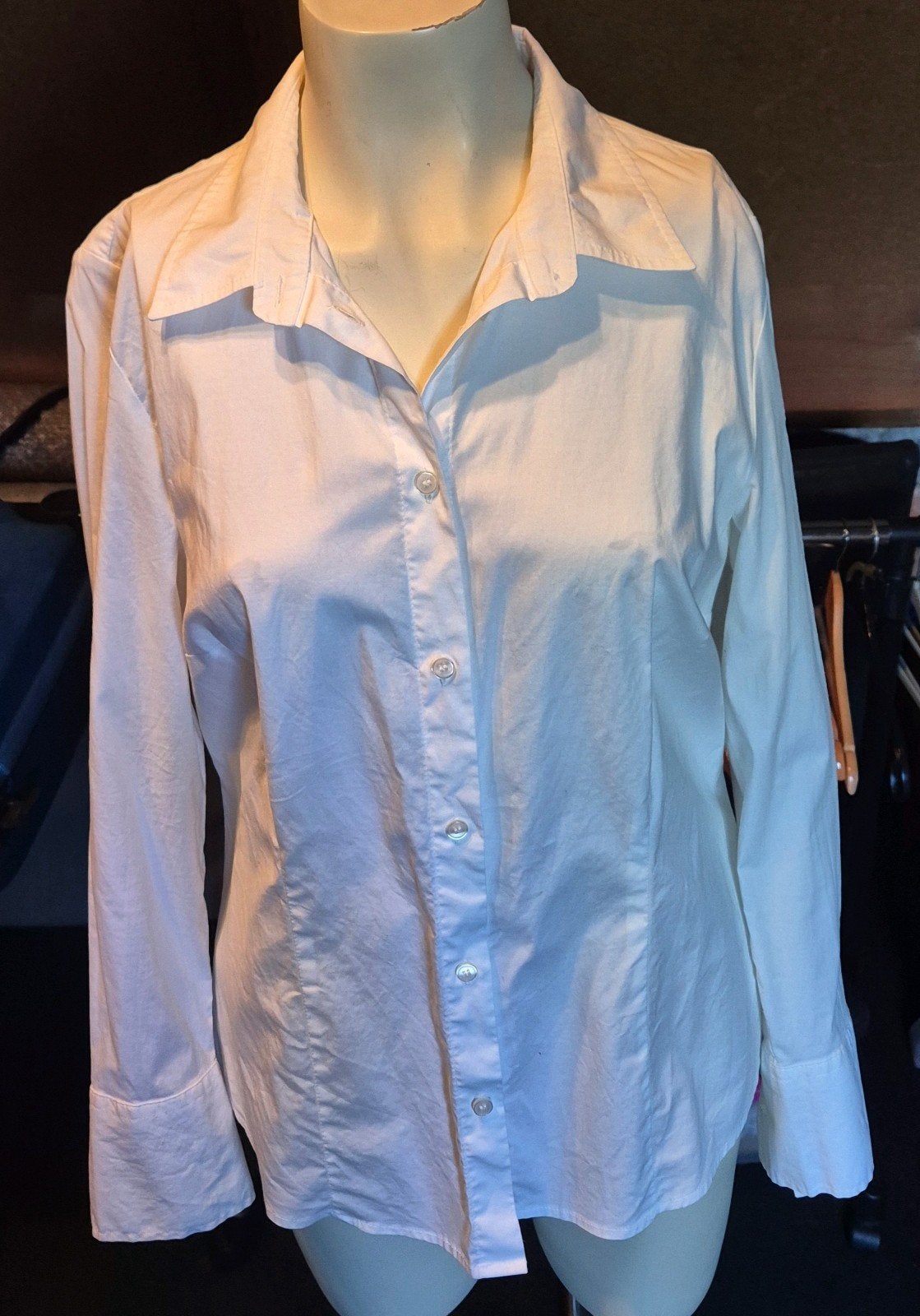 Witte blouse, maat 42/44 (L), Wit, Maat 42/44 (L), Ophalen of Verzenden, Onbekend