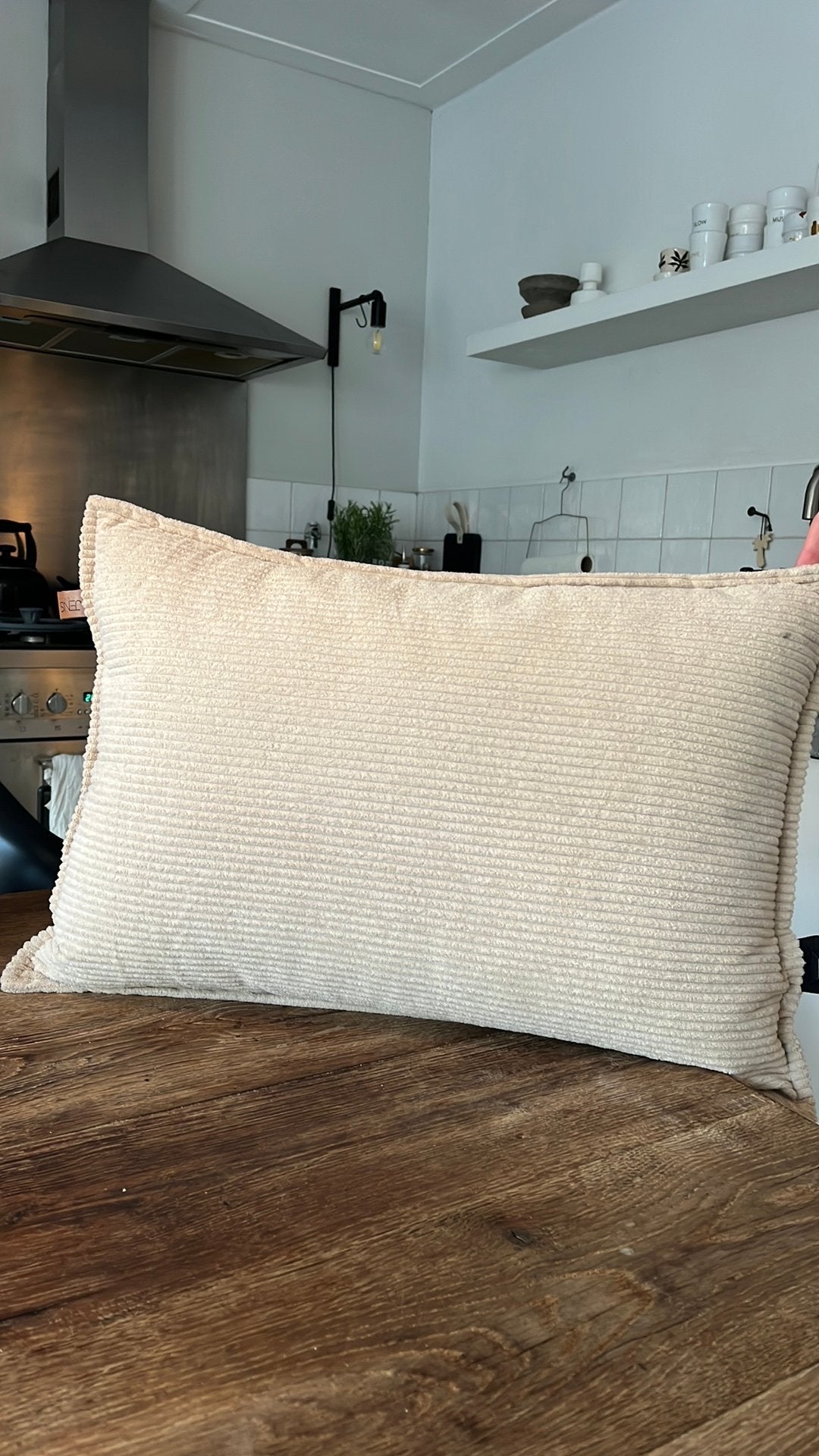Warmte kussen jens living, Wasbaar, Overige merken, Beige, Ophalen of Verzenden