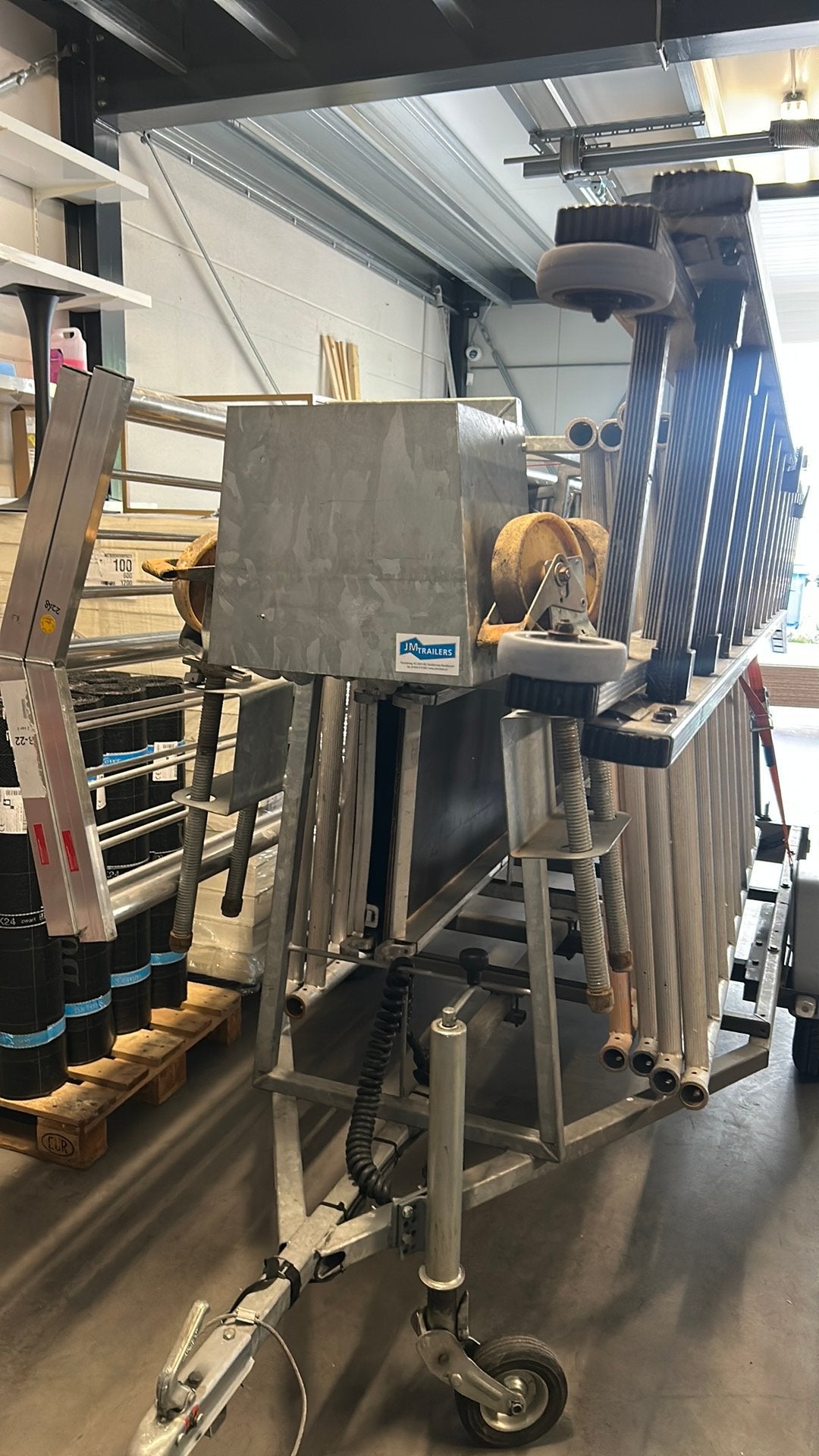 Steigeraanhanger te huur, Doe-het-zelf en Verbouw, Ophalen, 4 meter of meer