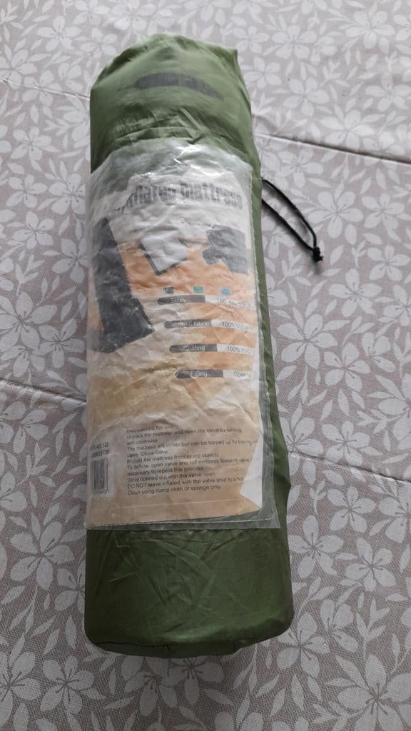 Selfinflating 1 pers. mat, Ophalen of Verzenden, Gebruikt, 1-persoons