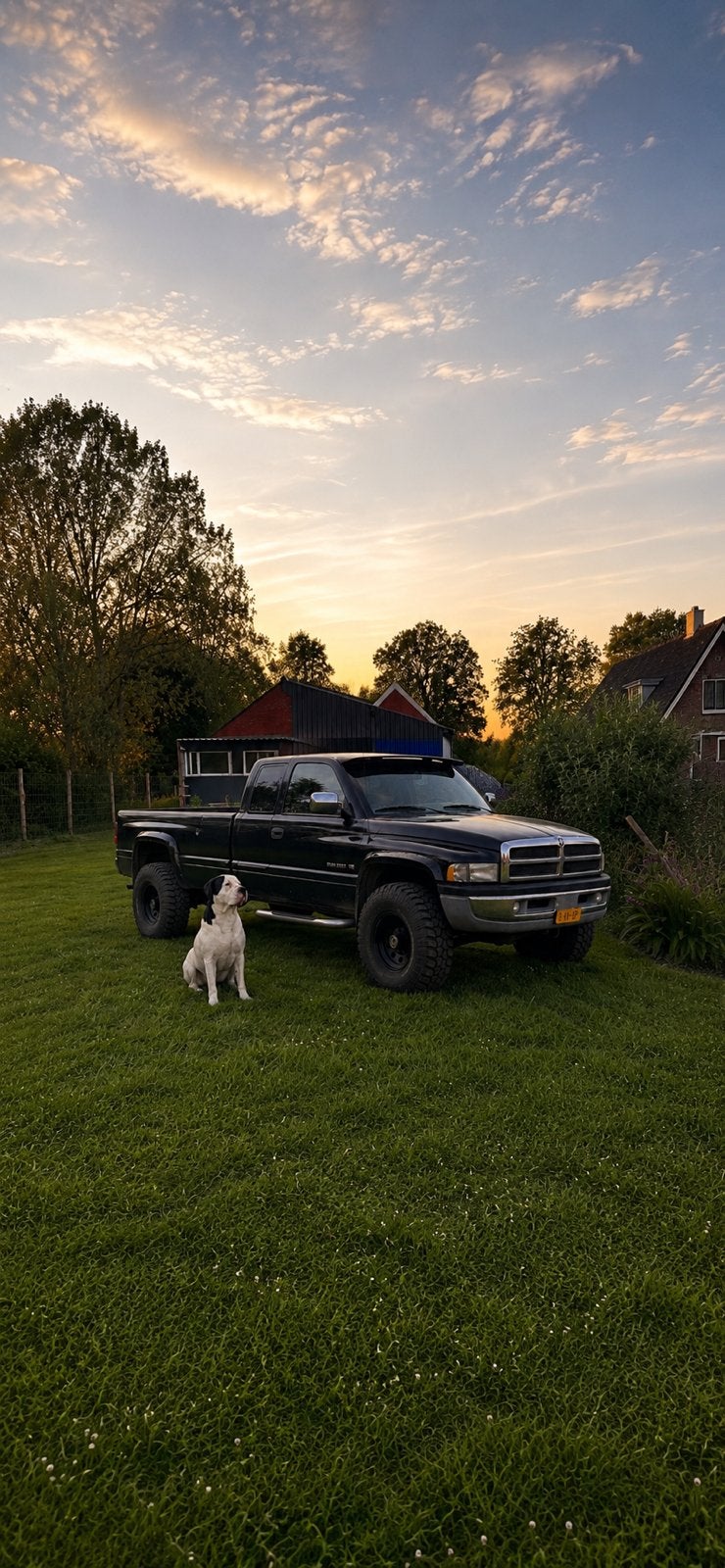 Dodge ram 2500 5.9 magnum LPG/benzine, Auto's, Automaat, Zwart, Leder, 253 pk